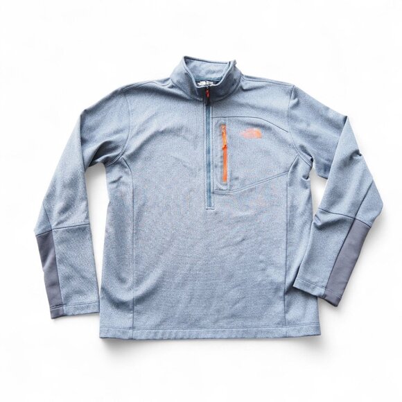 The North Face Canyonlands 1/2 Zip Sweater Grey Men's Medium Outdoor Classic - Picture 1 of 9